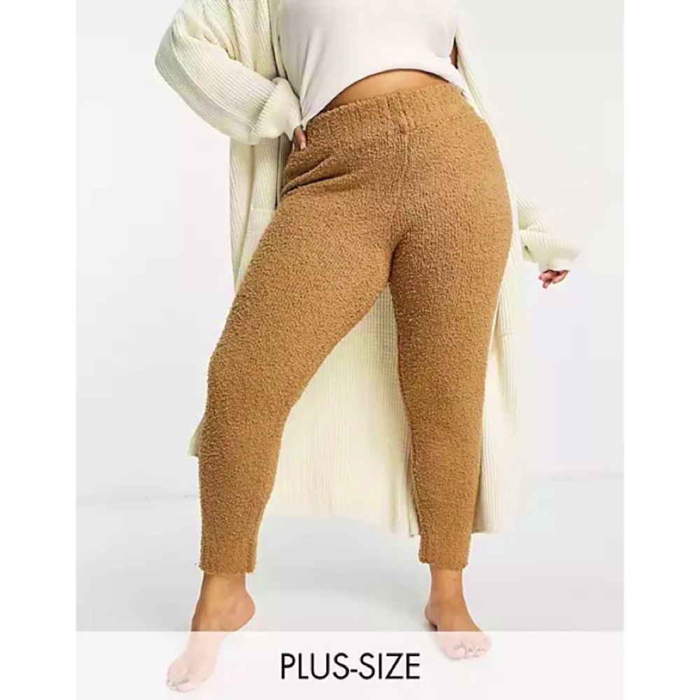NWT ASOS Simply Be co-ord fluffy leggings